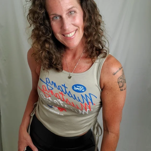 Ford Mustang retro vintage style tank top - Picture 7 of 11